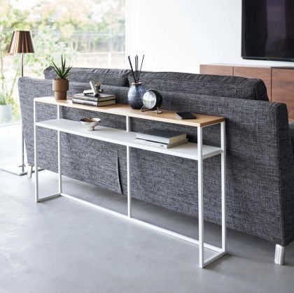 YAMAZAKI TOWER CONSOLE TABLE WITH  SHELF WH