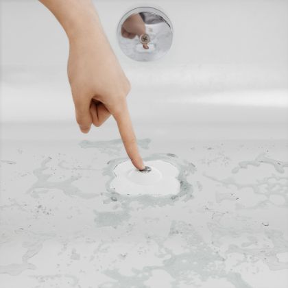 UMBRA BLOOM DRN/HAIR CATCH WHITE