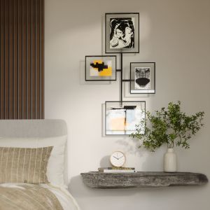 UMBRA FLUTE WALL GALLERY PD BLACK