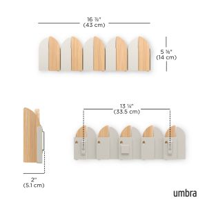 UMBRA SALOON HOOK NAT/SND