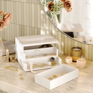 UMBRA MALIBU STORAGE BOX WHITE