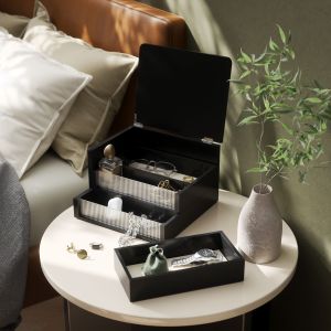 UMBRA MALIBU STORAGE BOX BLACK