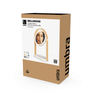 UMBRA BELLWOOD VANITY MIRROR  WHT/NAT