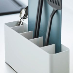 YAMAZAKI Tower Kitchen Tool & Cutting Board Holder WH