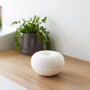 YAMAZAKI Tower Керамична купа за освежител на въздуха, бял