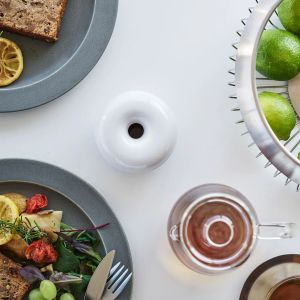 YAMAZAKI Tower Керамична купа за освежител на въздуха, бял