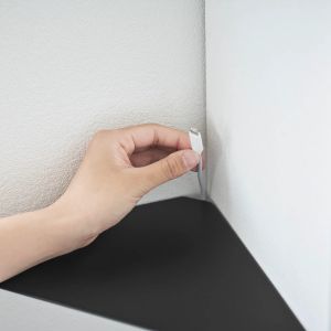 YAMAZAKI Tower Wall Mounted Corner Shelf BK