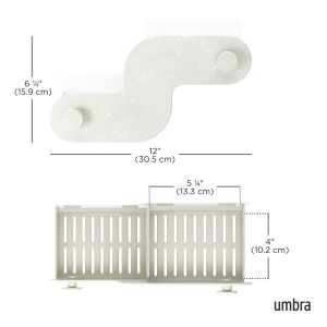 UMBRA NAMI ADHESIVE BIN SET 2 OCSND