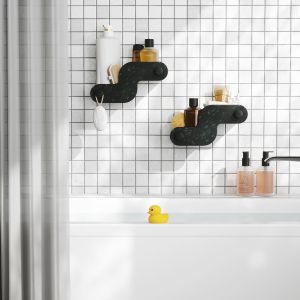 UMBRA NAMI ADHESIVE BIN SET 2 OCBLK