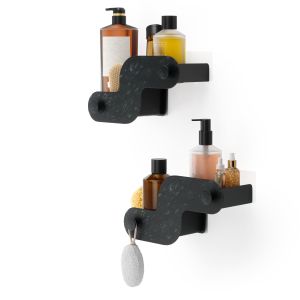 UMBRA NAMI ADHESIVE BIN SET 2 OCBLK
