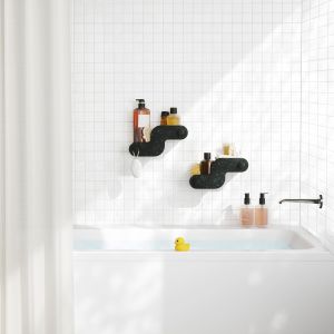 UMBRA NAMI ADHESIVE BIN SET 2 OCBLK