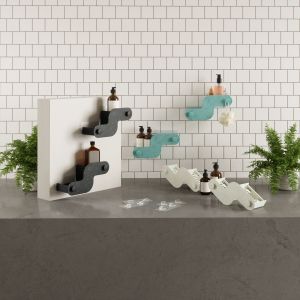 UMBRA NAMI ADHESIVE BIN SET 2 OCBLK