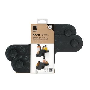 UMBRA NAMI ADHESIVE BIN SET 2 OCBLK