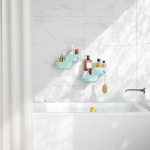 UMBRA NAMI ADHESIVE BIN SET 2 OCN BLU