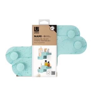 UMBRA NAMI ADHESIVE BIN SET 2 OCN BLU