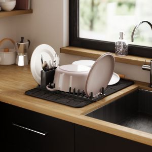 UMBRA UDRY ULTRA DRYING RACK W  MAT BLACK
