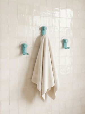 UMBRA NAMI ADHESIVE HOOK SET 3 OCN BLU