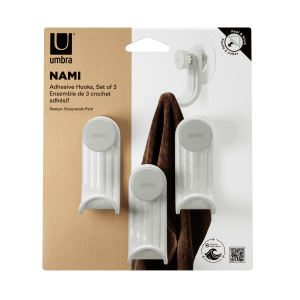 UMBRA NAMI ADHESIVE HOOK SET 3 OCSND