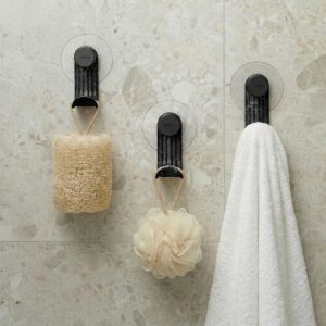 UMBRA NAMI ADHESIVE HOOK SET 3 OCBLK