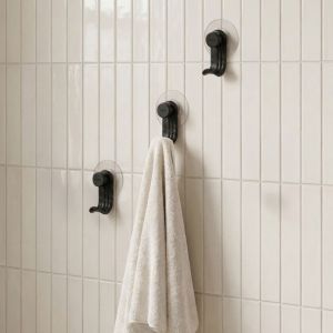 UMBRA NAMI ADHESIVE HOOK SET 3 OCBLK