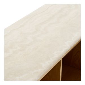 House Nordic Larvik Sideboard, granite/ash veneer, natural/off white
