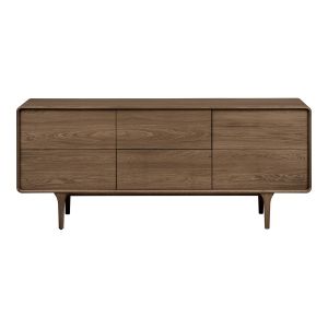 House Darwin Sideboard, oak, dark brown, 180x45x75 cm