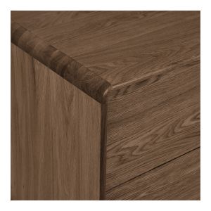 House Darwin Sideboard, oak, dark brown, 180x45x75 cm