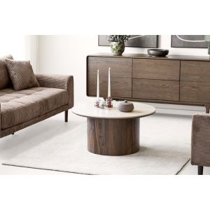 House Darwin Sideboard, oak, dark brown, 180x45x75 cm