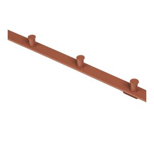 House Nordic Gresto Clothes rack, metal, cognac, 3x30x80 cm