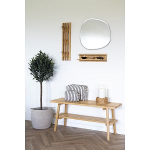 House Nordic Ember Coat Rack, bamboo, natural, 14x60 cm