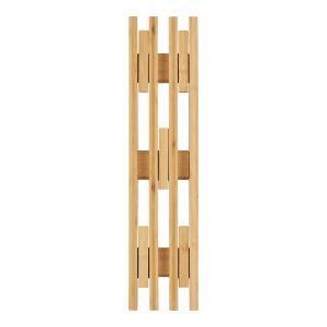 House Nordic Ember Coat Rack, bamboo, natural, 14x60 cm