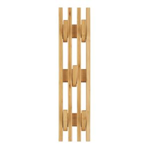 House Nordic Ember Coat Rack, bamboo, natural, 14x60 cm