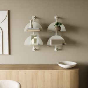 UMBRA SOLIS ADJUSTABLE 2 SHELF SAND