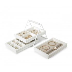 UMBRA TERRACE JEWELRY TRAY WHITE