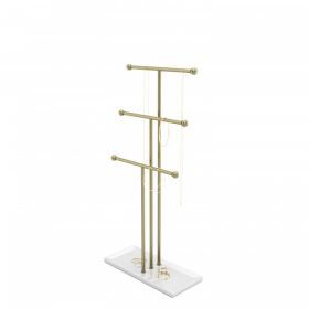 UMBRA TRIGEM JWL STAND WHT/BRASS