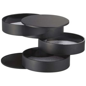 YAMAZAKI Tower 4-Tiered Accessory Tray BK