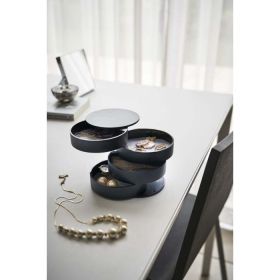 YAMAZAKI Tower 4-Tiered Accessory Tray BK