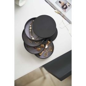 YAMAZAKI Tower 4-Tiered Accessory Tray BK