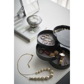 YAMAZAKI Tower 4-Tiered Accessory Tray BK