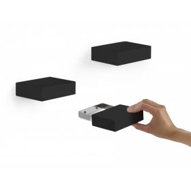 UMBRA SHOWCASE SHELVES (3) BLACK, Umbra