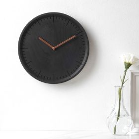 PANA Meter Стенен часовник Round черен, мед
