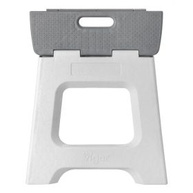VIGAR COMPACT ZEROLINE Сгъваемо столче, стъпало 32см, сив