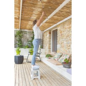 VIGAR COMPACT ZEROLINE Сгъваемо столче, стъпало 32см, сив